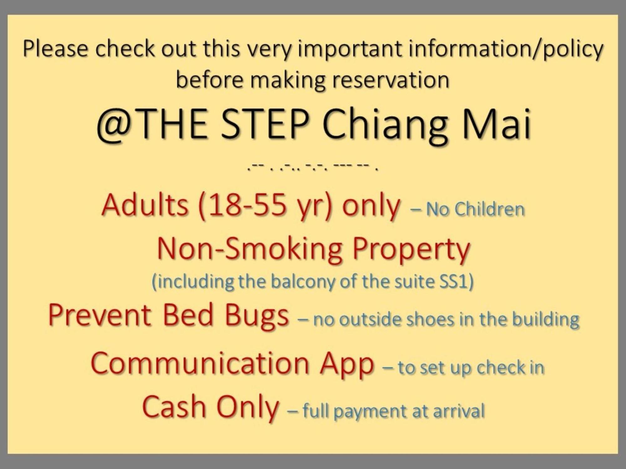 Hotel The Step Chiang Mai (Adults Only) Exterior foto